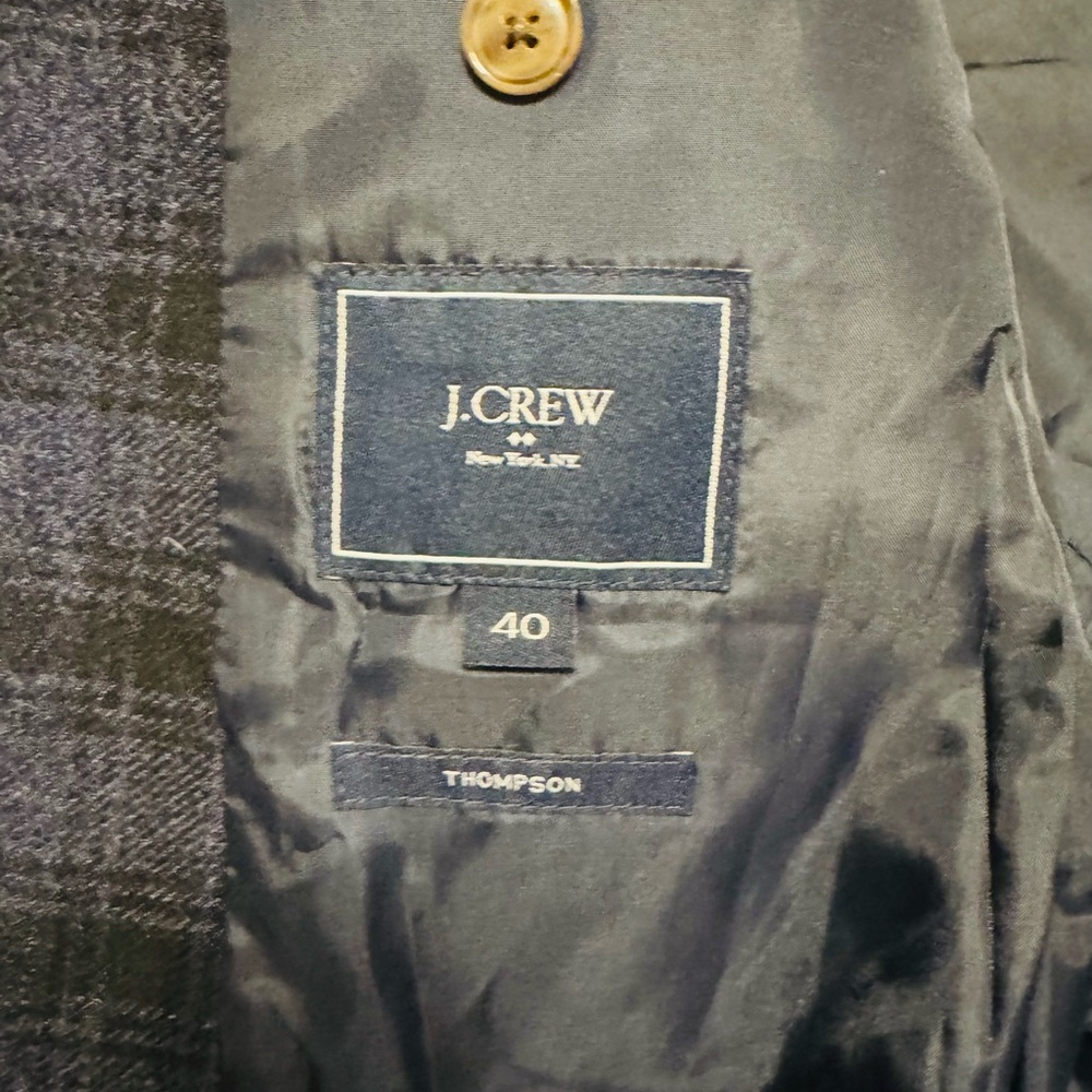 J. Crew Navy Plaid Blazer - Picture 4 of 4